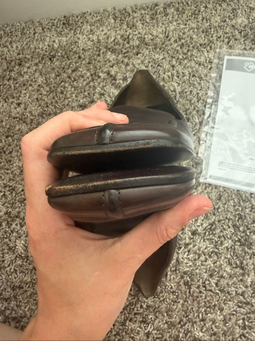 Prada Brown Leather Pumps Size 39 Women - Picture 11 of 16
